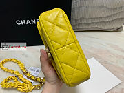 Chanel Mini Flap Bag Yellow AS3205 13x18x6cm - 2