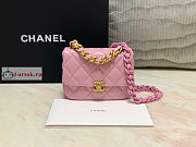 Chanel Mini Flap Bag Pink AS3205 13x18x6cm - 5