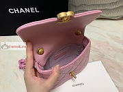 Chanel Mini Flap Bag Pink AS3205 13x18x6cm - 4