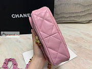 Chanel Mini Flap Bag Pink AS3205 13x18x6cm - 3