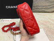Chanel Mini Flap Bag Red AS3205 13x18x6cm - 6