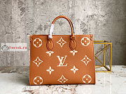 Louis Vuitton Onthego MM Arizona Beige/Cream M45982 35x27x14cm - 1