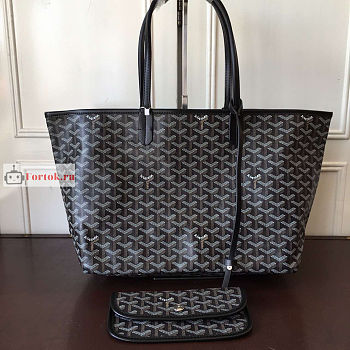 Goyard ST Louris Tote Bag GM Black 47cm