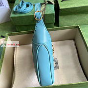 Gucci Mini Jackie 1961 Shoulder Bag Blue 637091 19x13x3cm - 3