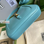 Gucci Mini Jackie 1961 Shoulder Bag Blue 637091 19x13x3cm - 5