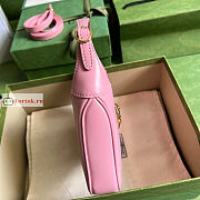 Gucci Mini Jackie 1961 Shoulder Bag Pink 637091 19x13x3cm - 2