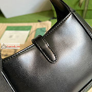 Gucci Mini Jackie 1961 Shoulder Bag Black 637091 19x13x3cm - 6