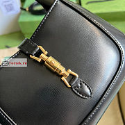 Gucci Mini Jackie 1961 Shoulder Bag Black 637091 19x13x3cm - 2