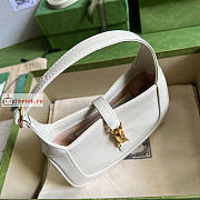Gucci Mini Jackie 1961 Shoulder Bag White 637091 19x13x3cm - 4