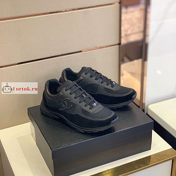 Chanel All Black Sneakers