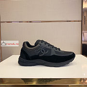 Chanel All Black Sneakers - 3