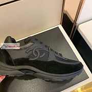 Chanel All Black Sneakers - 5