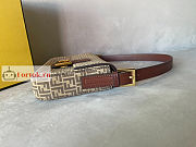 Fendi Baguette 1997 Beige 28x13.5x6cm - 2