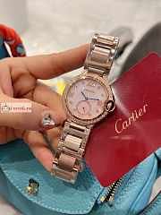 Cartier Diamond Women Watch In Rose Gold  - 2