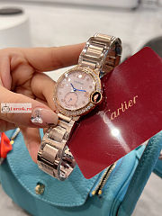 Cartier Diamond Women Watch In Rose Gold  - 6