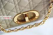 Dior Large Caro Bag Cannage Leather Beige M9243 29x18x10cm - 4