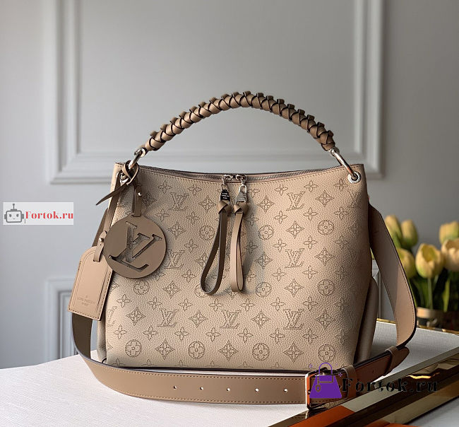 Louis Vuitton Beaubourg Hobo MM Bag Beige M56084 32x26x17cm - 1