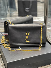 Ysl Medium Kate Reversible Chain Bag Black 5538041 28.5x20x6cm - 1
