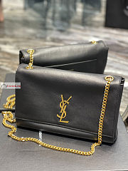 Ysl Medium Kate Reversible Chain Bag Black 5538041 28.5x20x6cm - 5