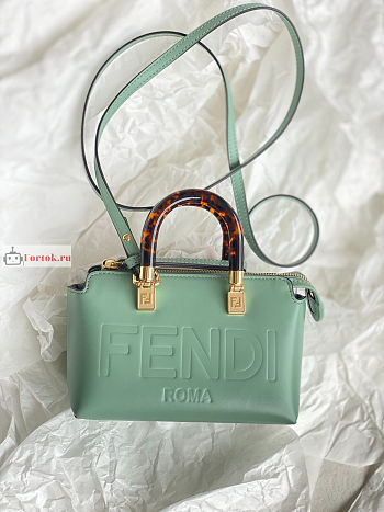 Fendi Mini By The Way Boston Mint Green 20.5x12x9cm