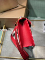 Bvlgari Medium Serpenti East West Maxi Chain Bag Red 28x17x6cm - 6
