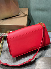 Bvlgari Medium Serpenti East West Maxi Chain Bag Red 28x17x6cm - 4