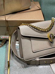 Bvlgari Medium Serpenti East West Maxi Chain Bag Grey 28x17x6cm - 6