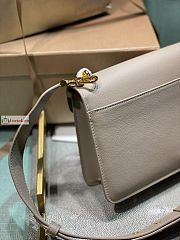 Bvlgari Medium Serpenti East West Maxi Chain Bag Grey 28x17x6cm - 5