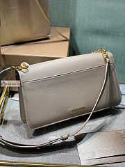 Bvlgari Medium Serpenti East West Maxi Chain Bag Grey 28x17x6cm - 4