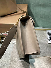 Bvlgari Medium Serpenti East West Maxi Chain Bag Grey 28x17x6cm - 3