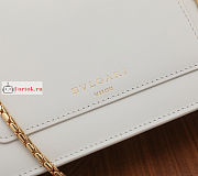 Bvlgari x Alexander Belt Bag In Smooth Leather White 19x13x6.5cm - 6