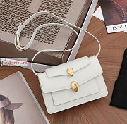 Bvlgari x Alexander Belt Bag In Smooth Leather White 19x13x6.5cm - 2