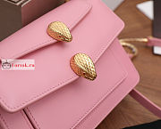 Bvlgari x Alexander Belt Bag In Smooth Leather Pink 19x13x6.5cm - 6