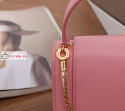 Bvlgari x Alexander Belt Bag In Smooth Leather Pink 19x13x6.5cm - 5