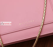 Bvlgari x Alexander Belt Bag In Smooth Leather Pink 19x13x6.5cm - 3