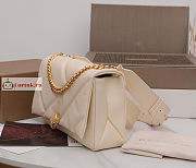 Bvlgari Serpenti Cabochon Maxi Chain Crossbody Bag Ivory 27x18x11cm - 5