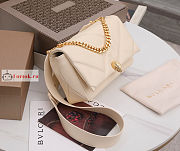 Bvlgari Serpenti Cabochon Maxi Chain Crossbody Bag Ivory 27x18x11cm - 2