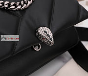 Bvlgari Serpenti Cabochon Maxi Chain Crossbody Bag Black 27x18x11cm - 3