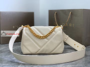 Bvlgari Small Serpenti Cabochon Maxi Chain Crossbody Bag Ivory 22.5x15x10cm - 4