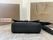 Bvlgari Small Serpenti Cabochon Maxi Chain Crossbody Bag Black 22.5x15x10cm - 4