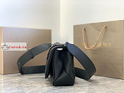 Bvlgari Small Serpenti Cabochon Maxi Chain Crossbody Bag Black 22.5x15x10cm - 2