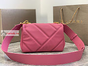 Bvlgari Small Serpenti Cabochon Maxi Chain Crossbody Bag Pink 22.5x15x10cm - 6