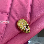 Bvlgari Small Serpenti Cabochon Maxi Chain Crossbody Bag Pink 22.5x15x10cm - 3