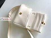 Bvlgari Mini Serpenti Cabochon Maxi Chain Crossbody Bag Ivory 18x12x8cm - 5