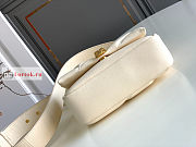 Bvlgari Mini Serpenti Cabochon Maxi Chain Crossbody Bag Ivory 18x12x8cm - 3