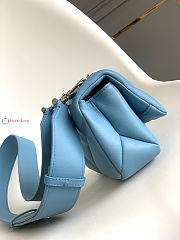 Bvlgari Mini Serpenti Cabochon Maxi Chain Crossbody Bag Blue 18x12x8cm - 6