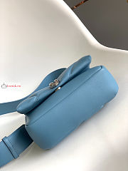 Bvlgari Mini Serpenti Cabochon Maxi Chain Crossbody Bag Blue 18x12x8cm - 5