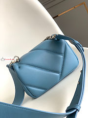 Bvlgari Mini Serpenti Cabochon Maxi Chain Crossbody Bag Blue 18x12x8cm - 4