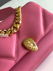 Bvlgari Mini Serpenti Cabochon Maxi Chain Crossbody Bag Pink 18x12x8cm - 3