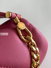 Bvlgari Mini Serpenti Cabochon Maxi Chain Crossbody Bag Pink 18x12x8cm - 2